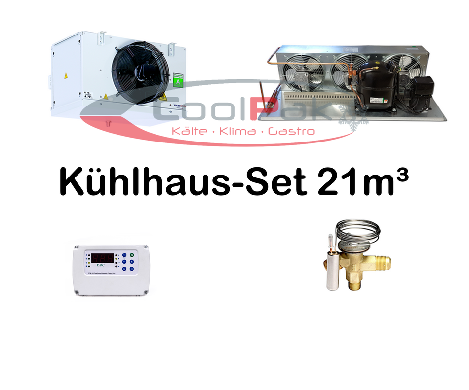 Kühlhaus- Set für 21,00m³ - Normalkühlung