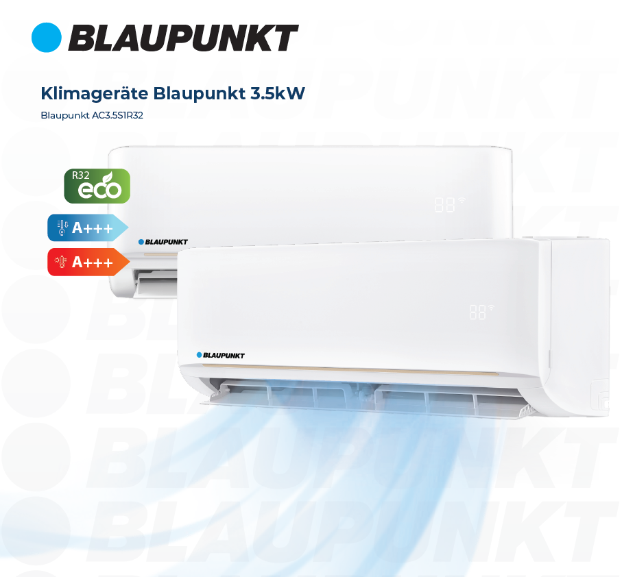 Klimaanlage Blaupunkt 3.5kW AC3.5S1R32