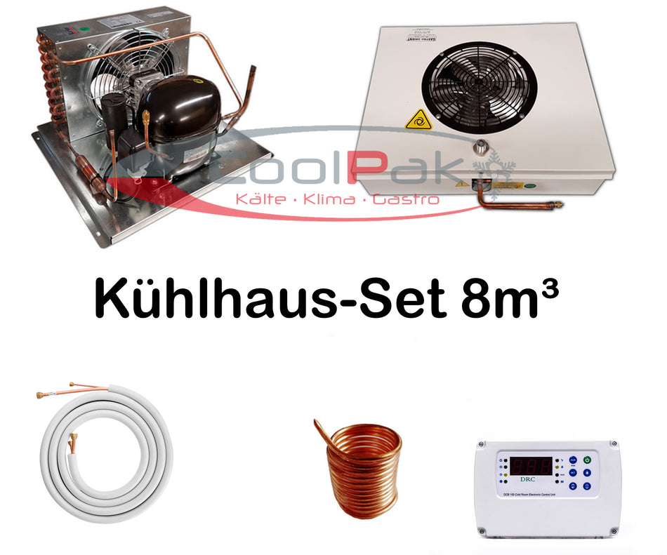 Kühlhaus- Set für 8,00m³ - Normalkühlung