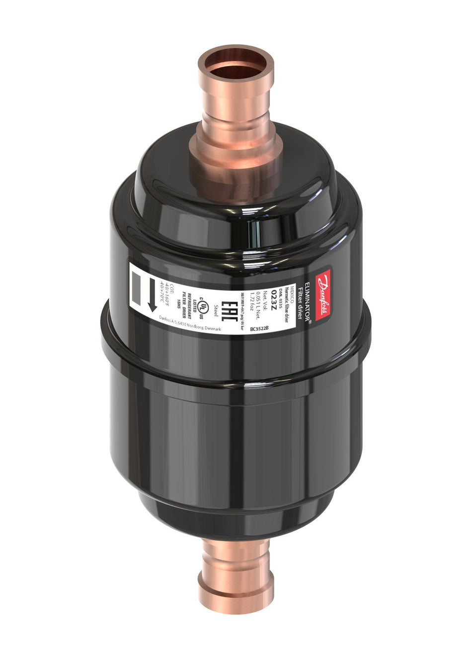Danfoss Filtertrockner mit Lötanschluss 5/8"